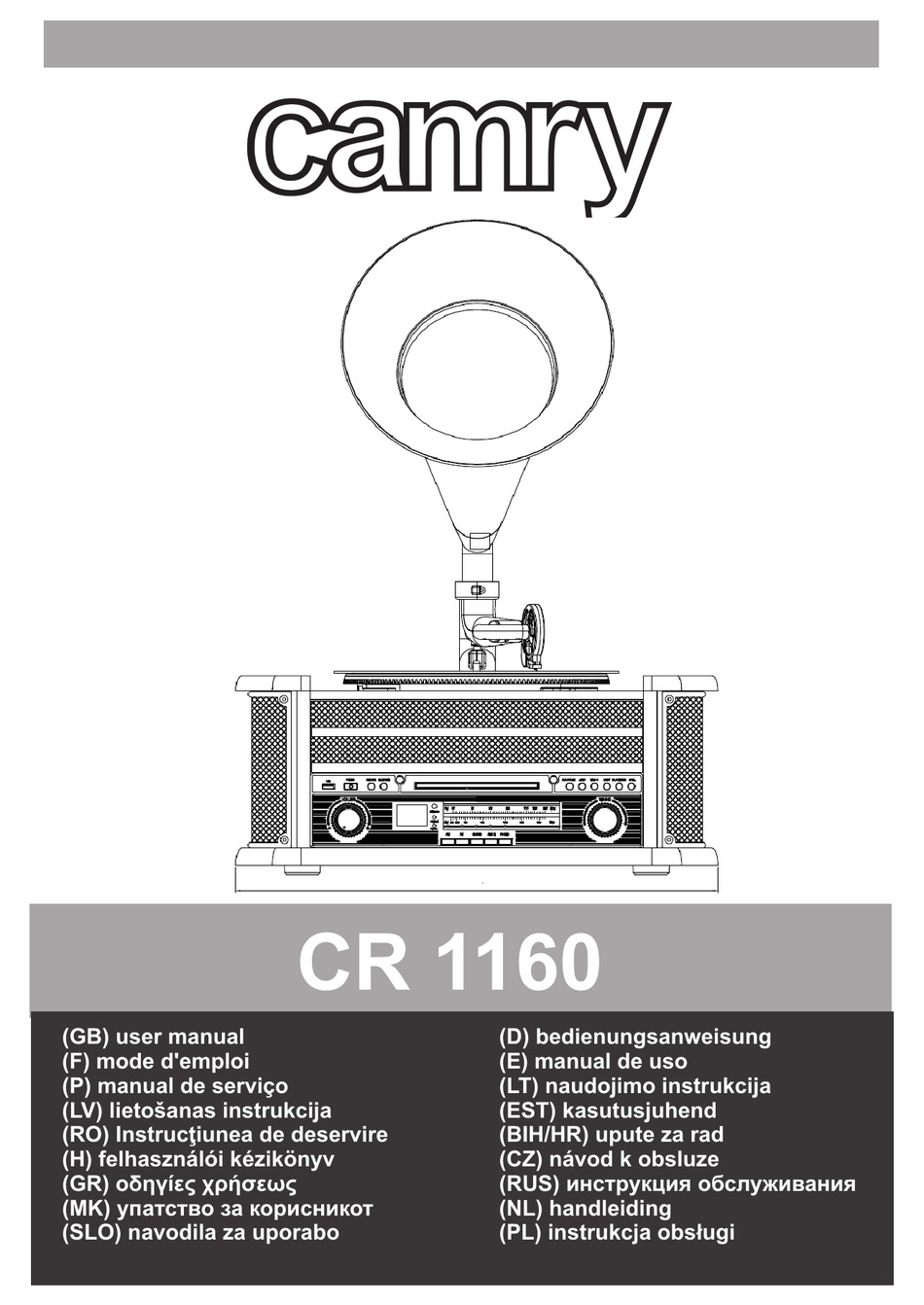 Camry cr 1160