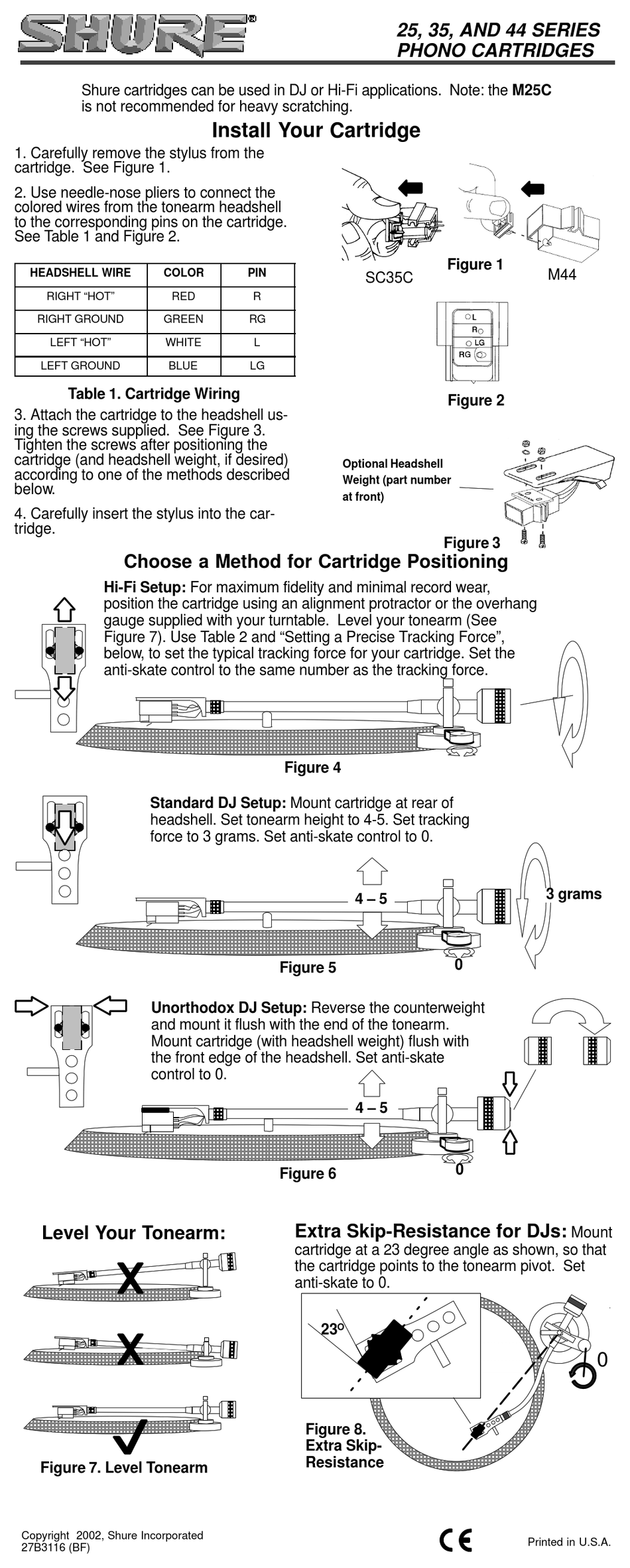 SHURE 25 SERIES INSTALL Pdf Download ManualsLib