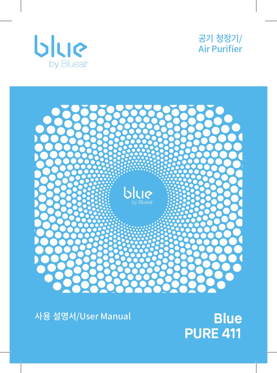 blueair blue pure 411 manual