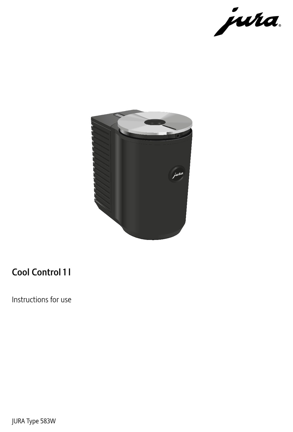 JURA COOL CONTROL 1L INSTRUCTIONS FOR USE MANUAL Pdf Download ManualsLib