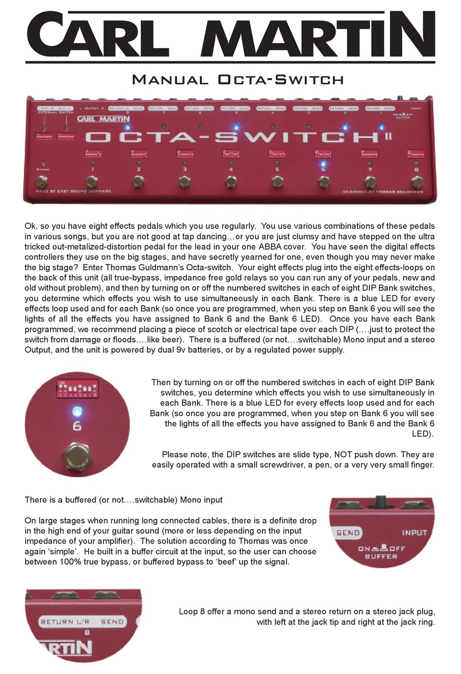 Carl Martin Octa Switch Ii Manual Pdf Download Manualslib Carl Martin Octa Switch Ii Manual Pdf Download Manualslib
