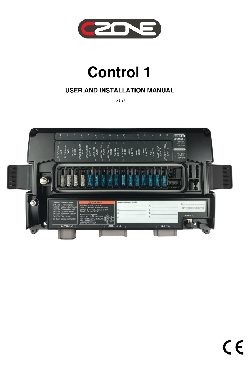 CZONE CONTROL 1 USER AND INSTALLATION MANUAL Pdf Download ManualsLib