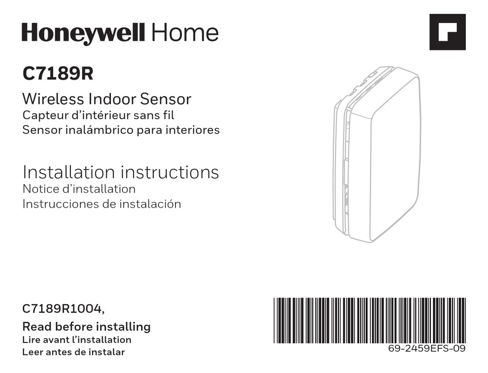 HONEYWELL HOME C7189R INSTALLATION INSTRUCTIONS MANUAL Pdf Download