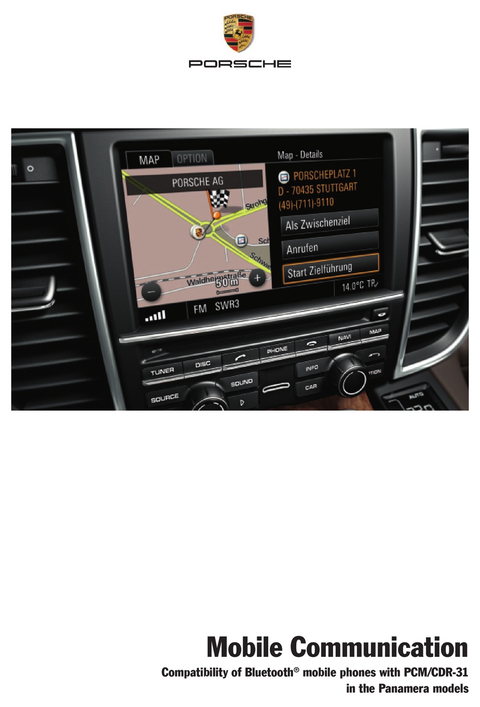 Porsche cdr 31 on sale bluetooth audio