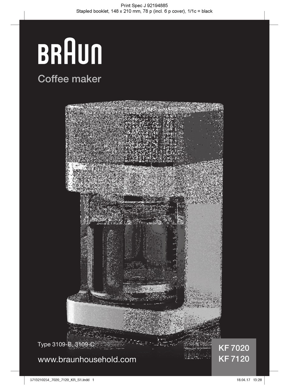 Braun Kf 70 Manual Pdf Download Manualslib