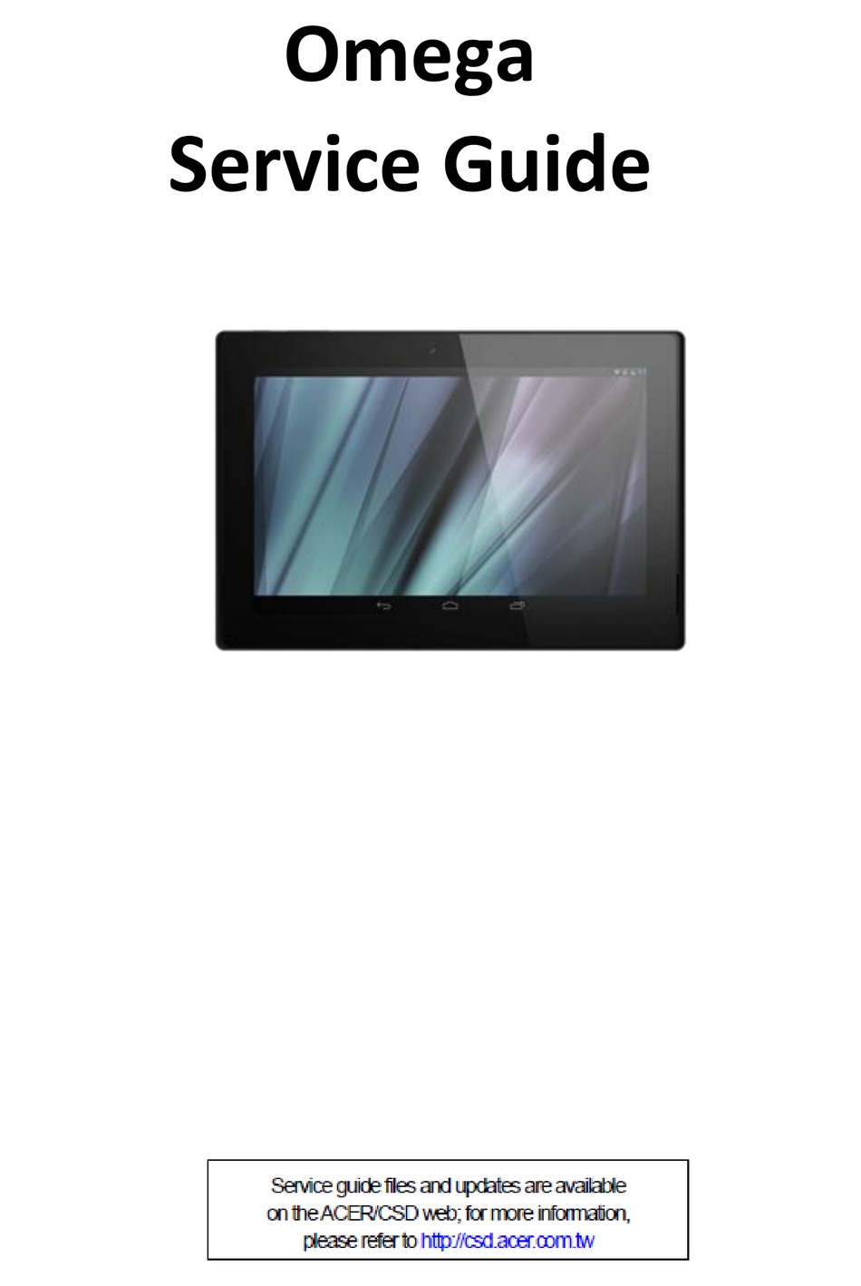 ACER OMEGA SERVICE MANUAL Pdf Download ManualsLib