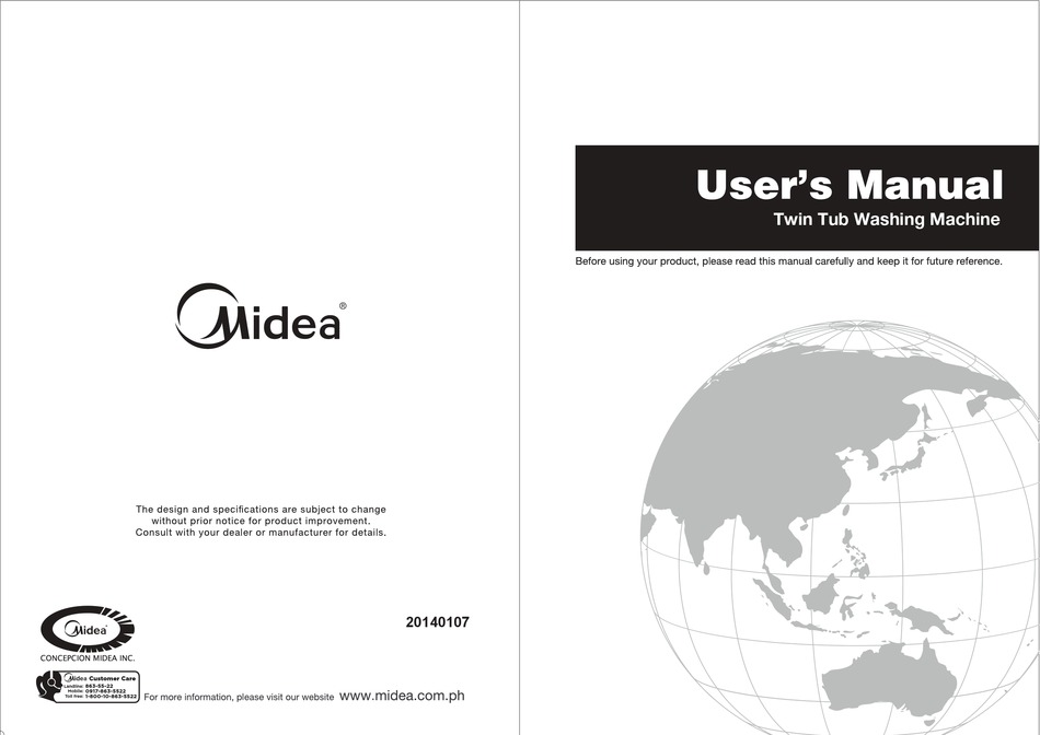 MIDEA FP-90LTT060GMTM-B USER MANUAL Pdf Download | ManualsLib