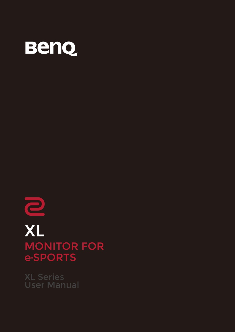 Benq Xl Series User Manual Pdf Download Manualslib