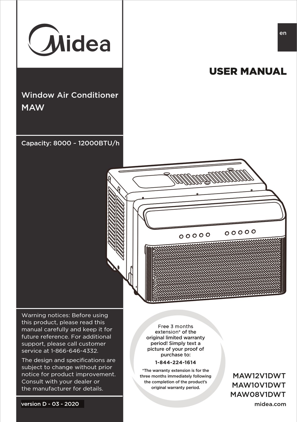 Midea Maw Series User Manual Pdf Download Manualslib