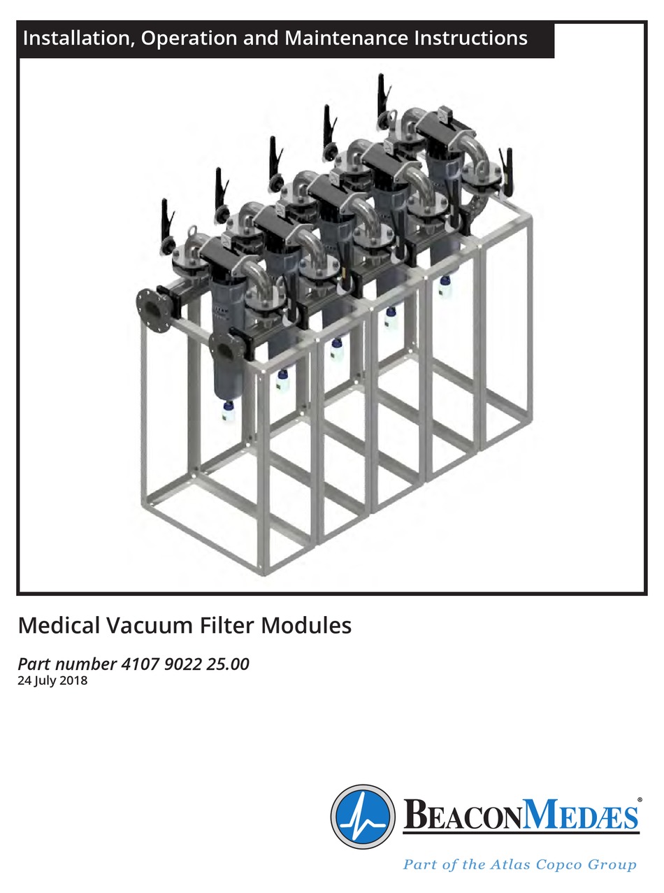 BEACONMEDAES MV80 INSTALLATION, OPERATION AND MAINTENANCE INSTRUCTIONS