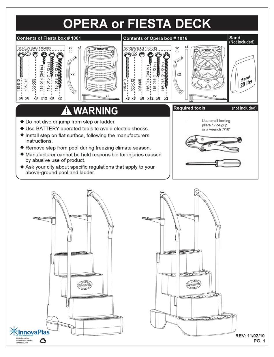 INNOVAPLAS OPERA MANUAL Pdf Download | ManualsLib