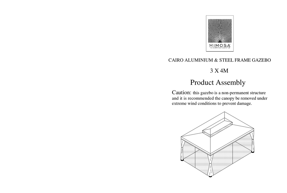 MIMOSA CAIRO PRODUCT ASSEMBLY Pdf 