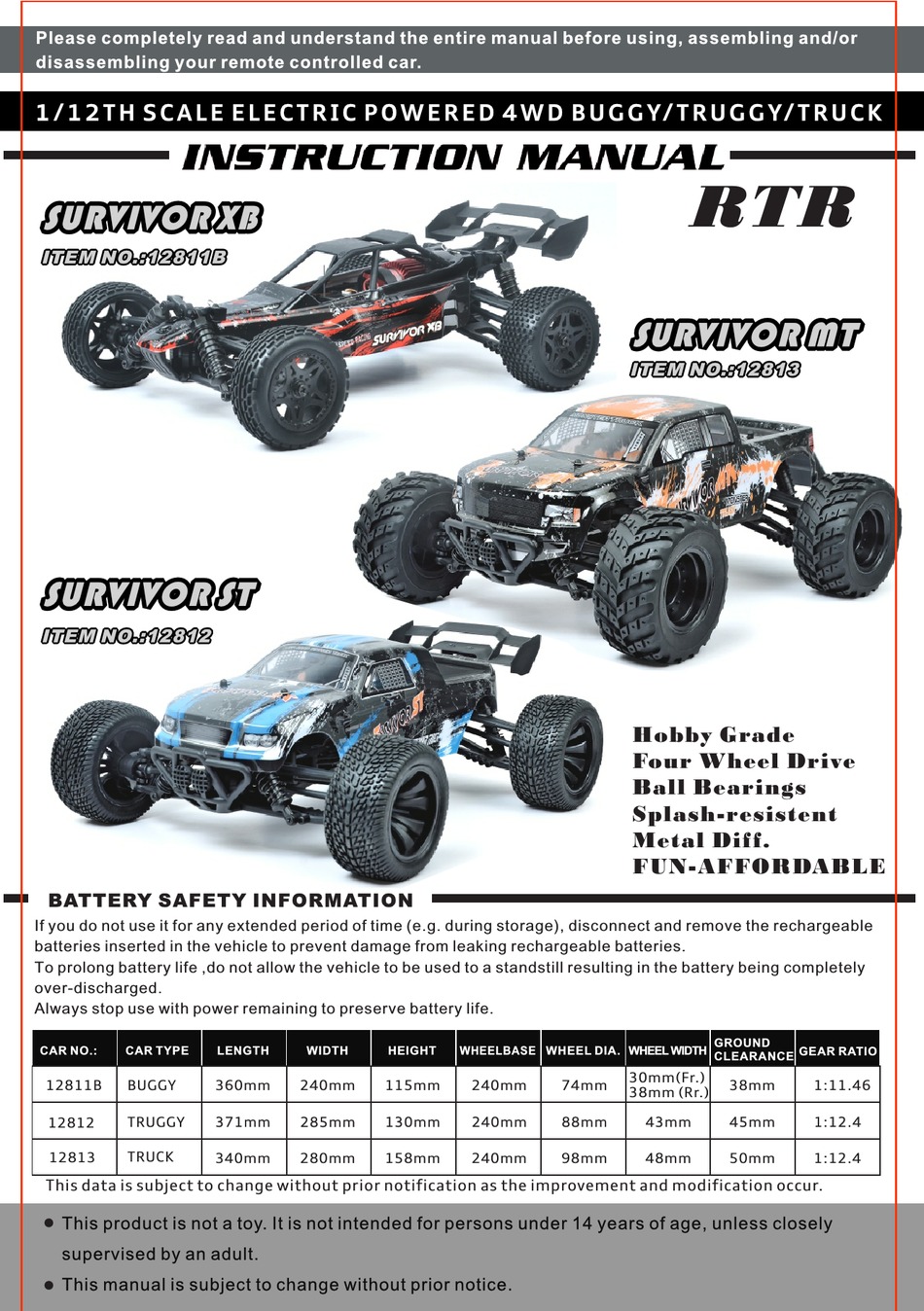 hbx survivor monstertruck