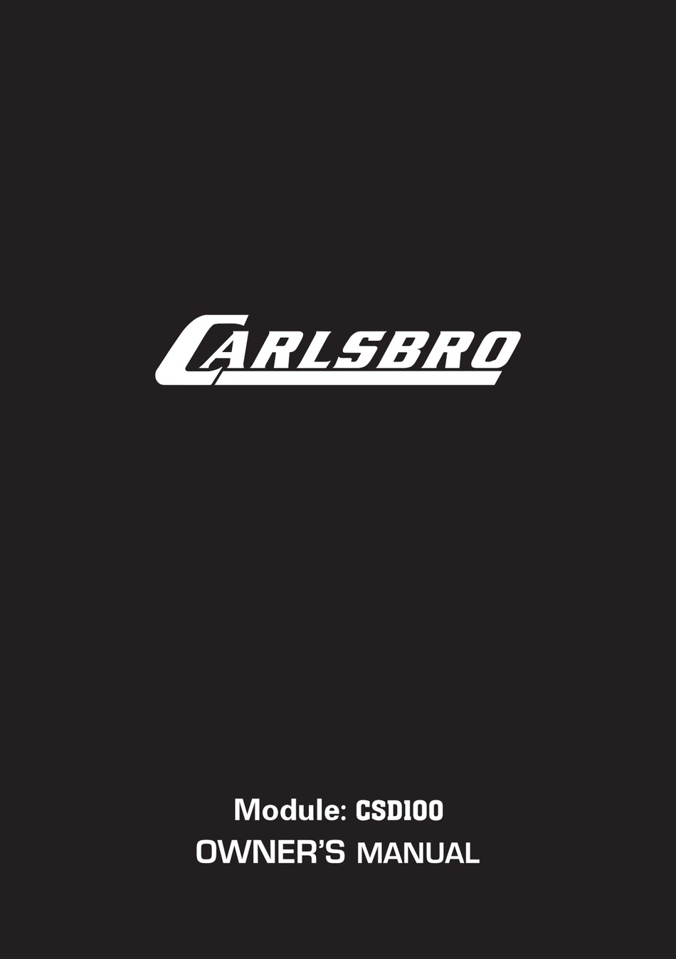 carlsbro rebel manual