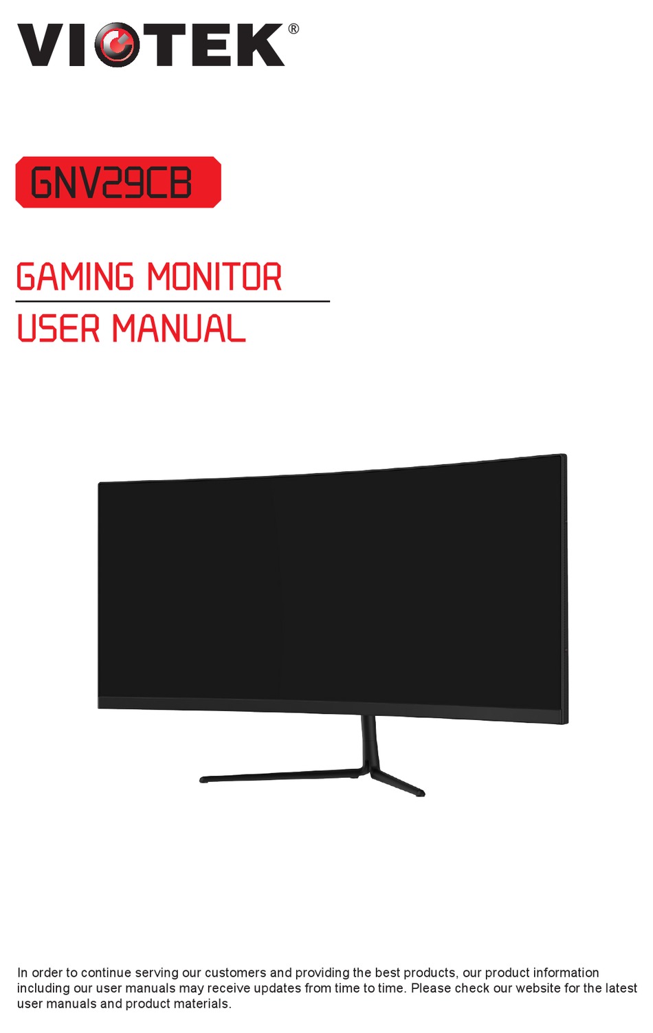 VIOTEK GNV29CB USER MANUAL Pdf Download | ManualsLib