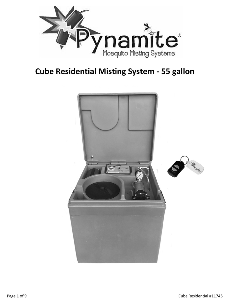 pynamite cube pro mosquito misting system
