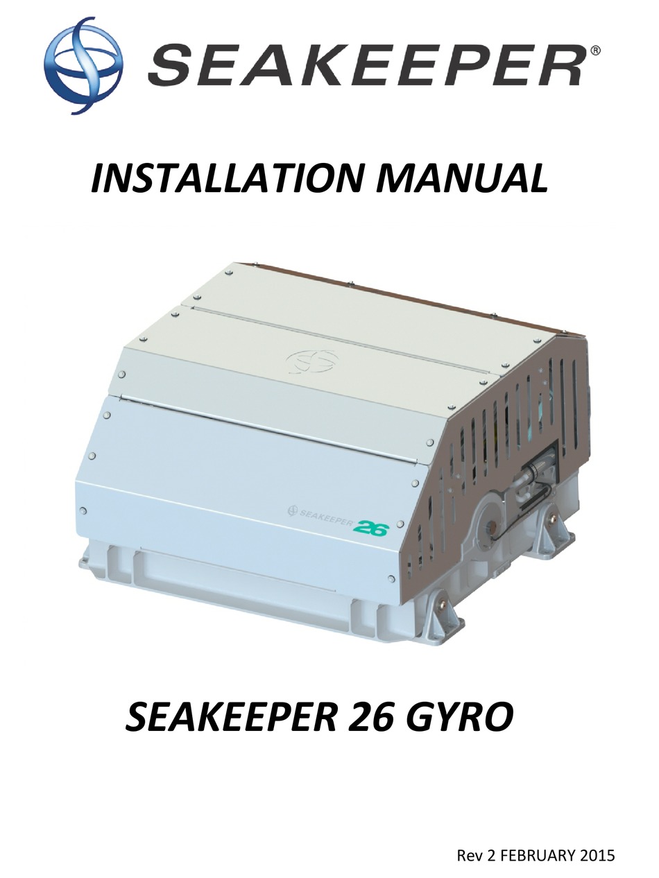 SEAKEEPER 26 GYRO INSTALLATION MANUAL Pdf Download ManualsLib