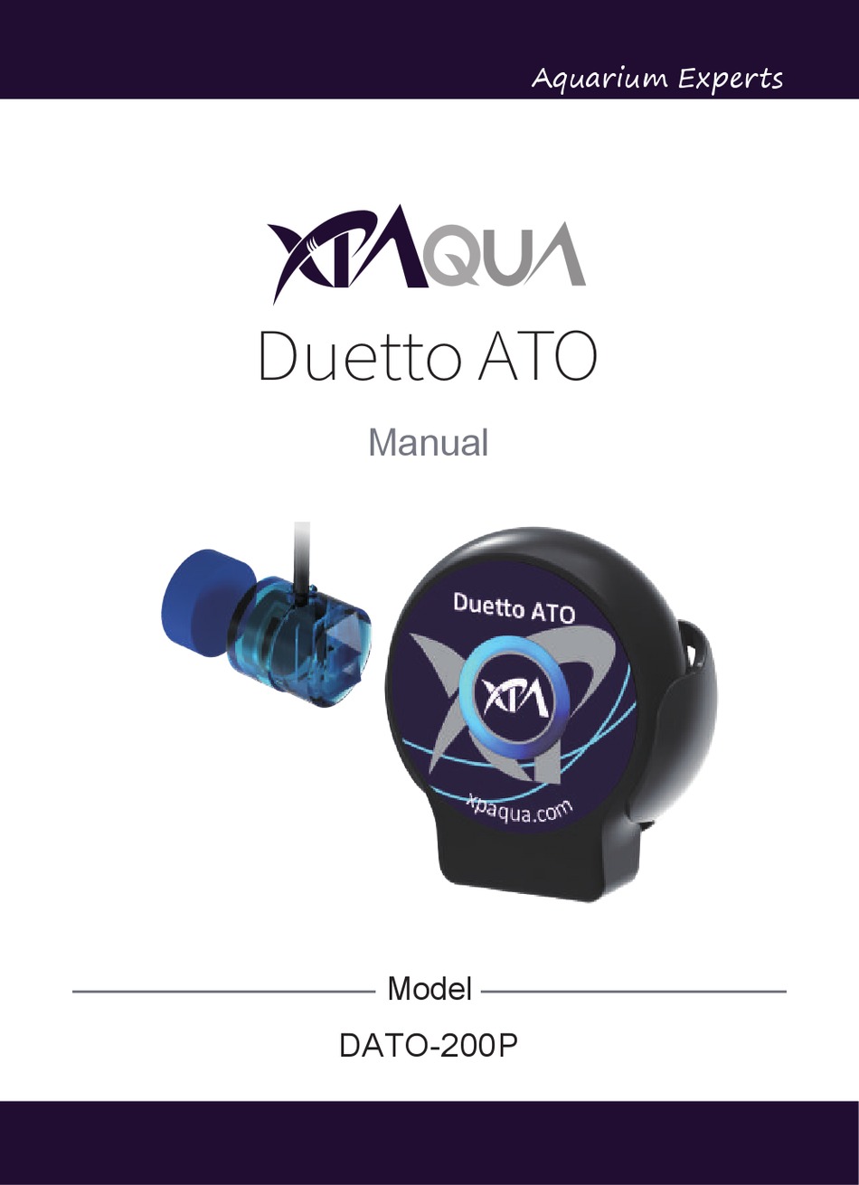XP AQUA DUETTO ATO MANUAL Pdf Download ManualsLib