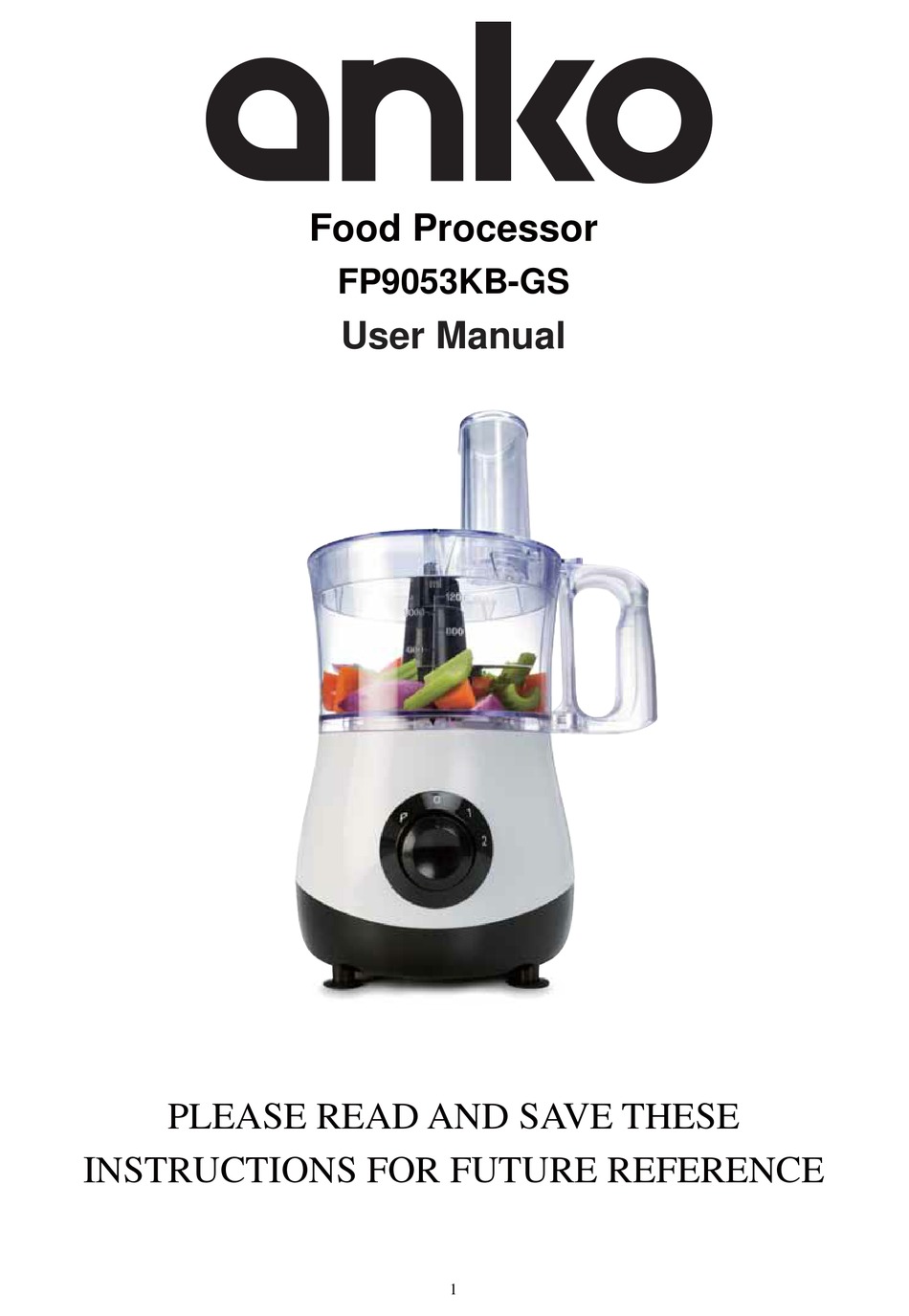 ANKO FP9053KBGS USER MANUAL Pdf Download ManualsLib