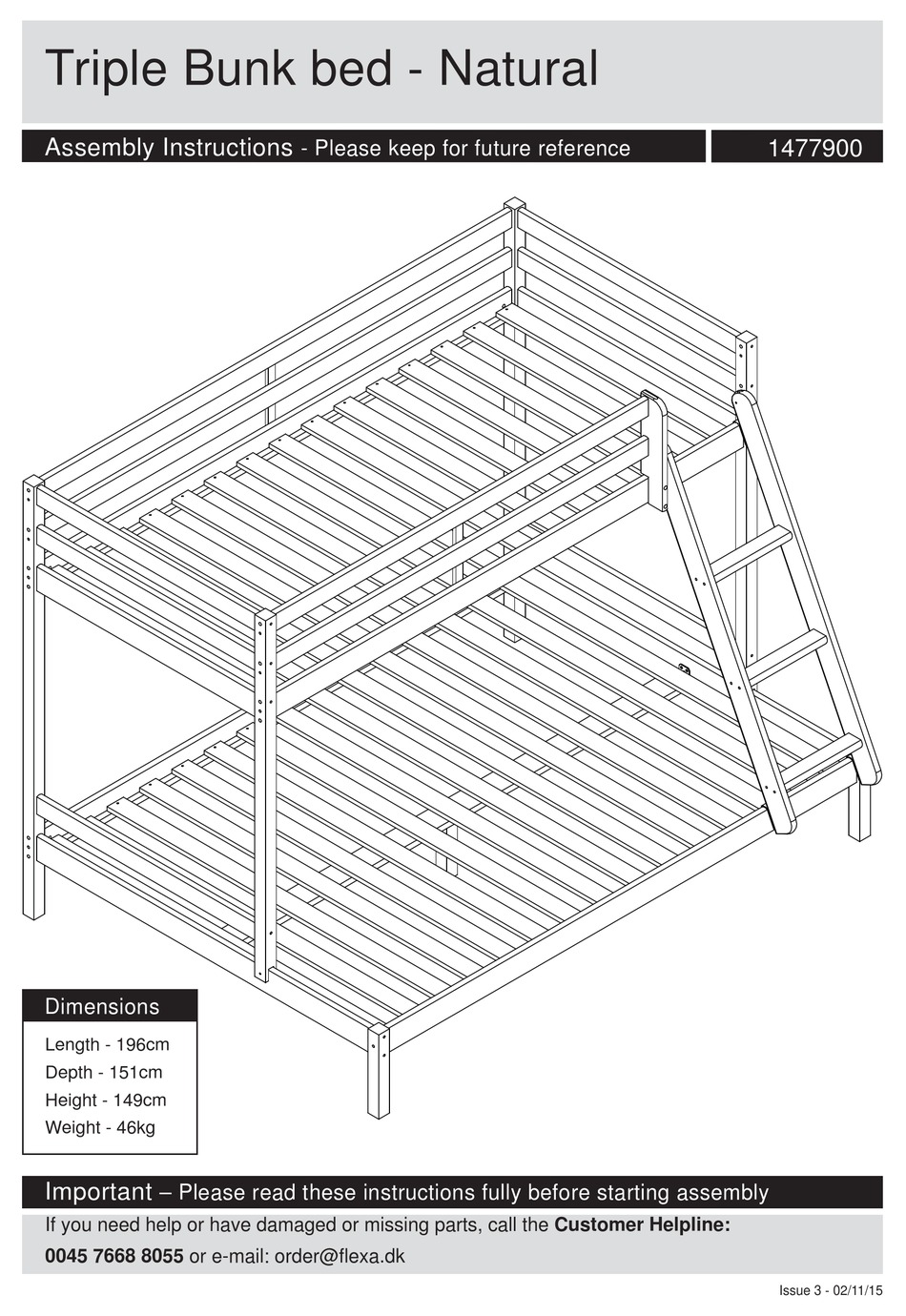 FLEXA 1477900 ASSEMBLY INSTRUCTIONS MANUAL Pdf Download ManualsLib