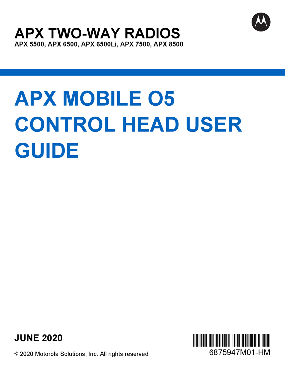 motorola cps for apx software manual