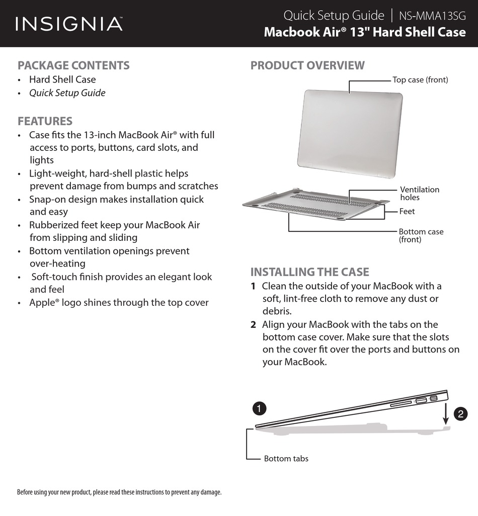 Insignia Ns Mma Sg Quick Setup Manual Pdf Download Manualslib