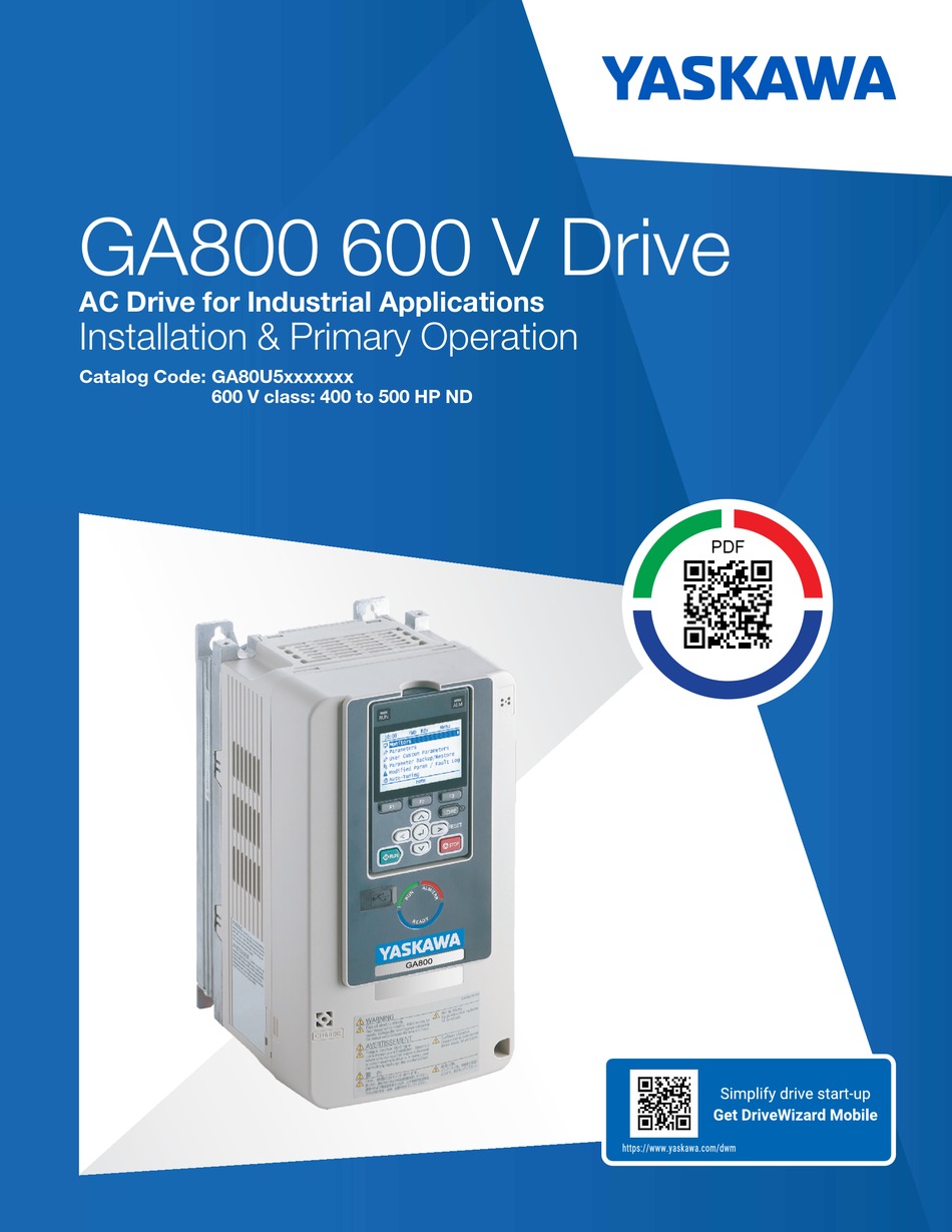 Yaskawa A1000 Manual Pdf