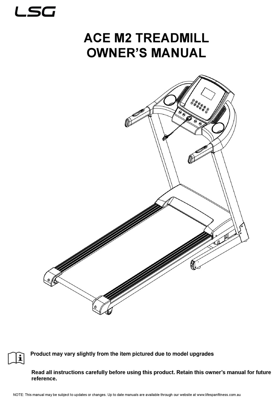 Treadmill manual ace hardware hot sale