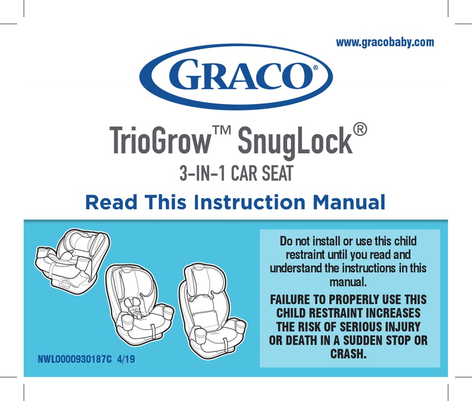 Graco Nautilus 3 In 1 Car Seat Instruction Manual – Velcromag