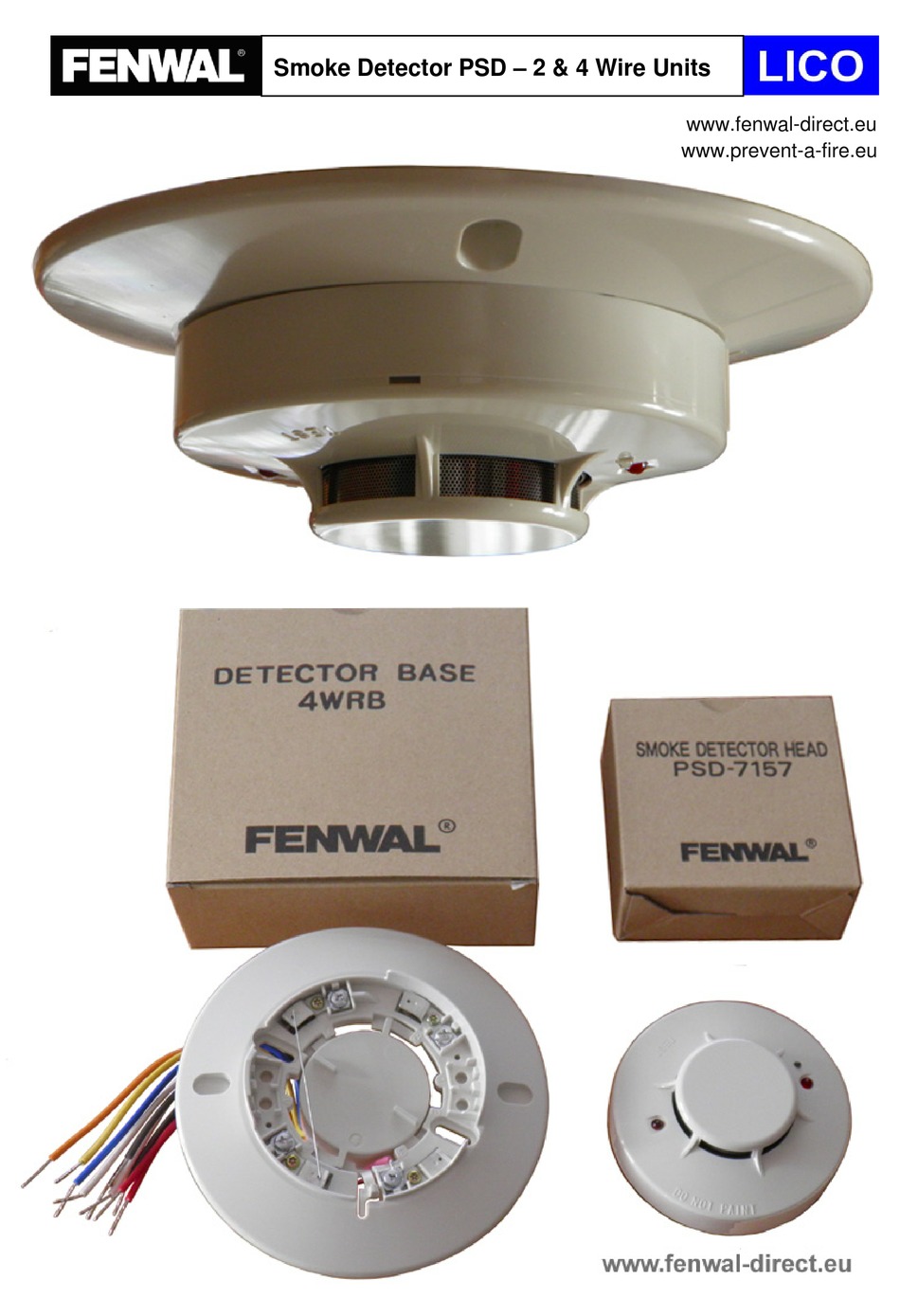 Fenwal CPD-7051 Smoke Detector Head *New Sealed* Only 4 left