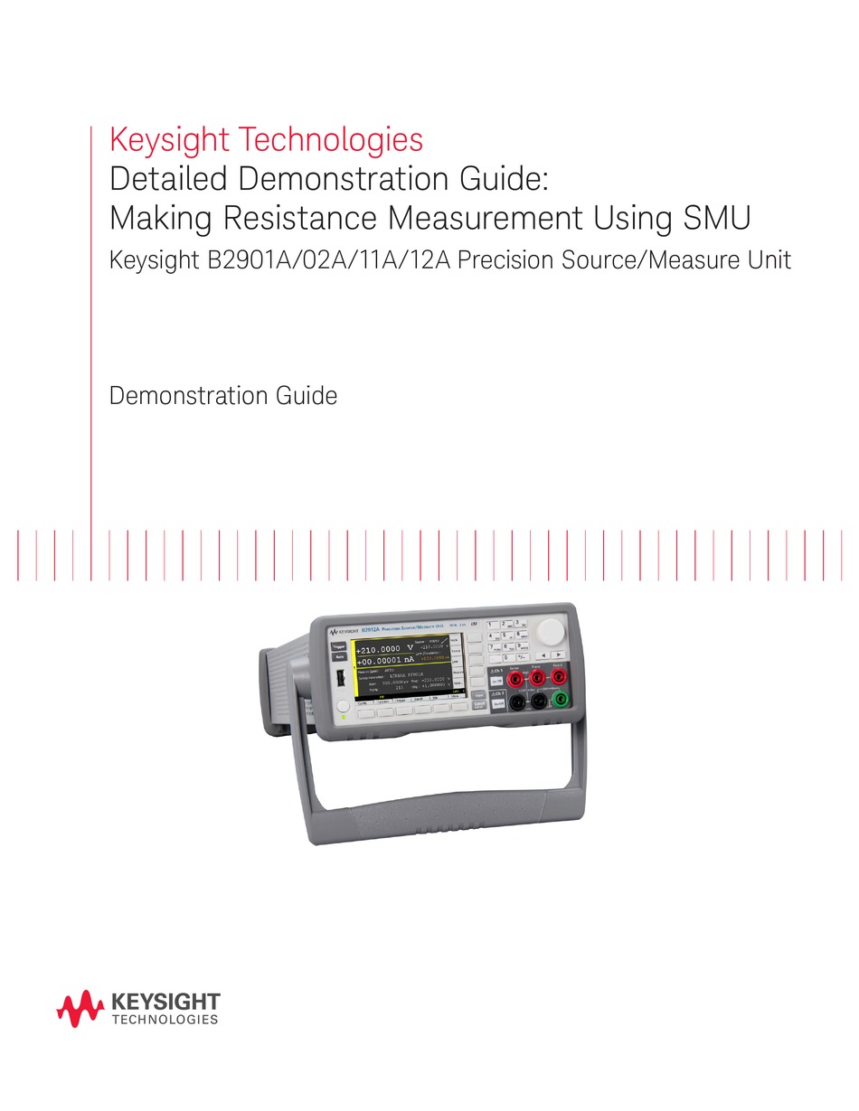 B2900 Series Precision Source/Measure Units (SMU)