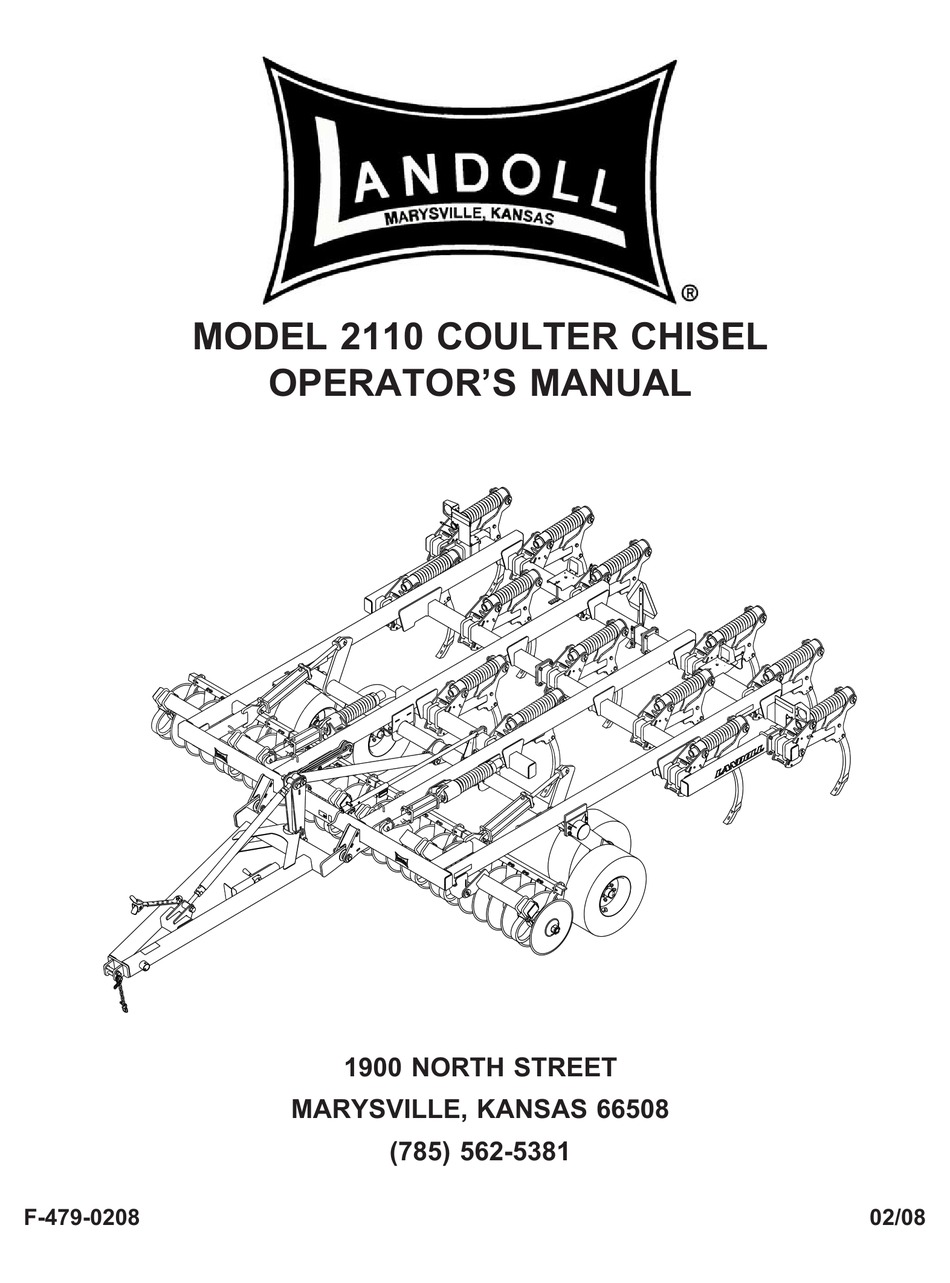 LANDOLL 2110 OPERATOR