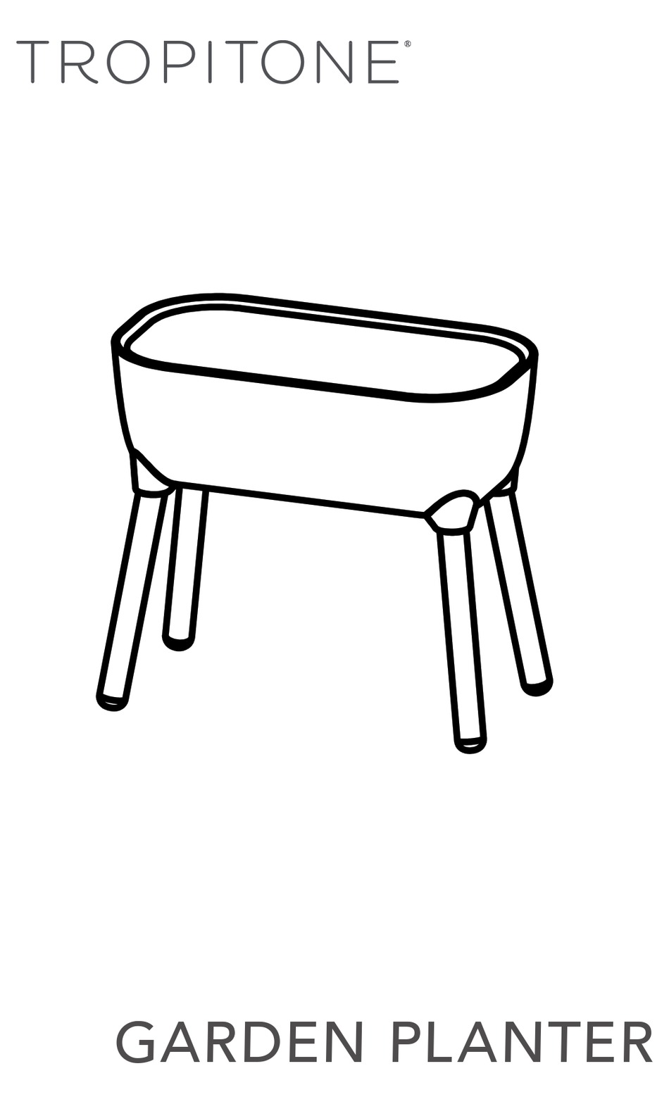 TROPITONE GARDEN PLANTER ASSEMBLY INSTRUCTIONS Pdf Download ManualsLib