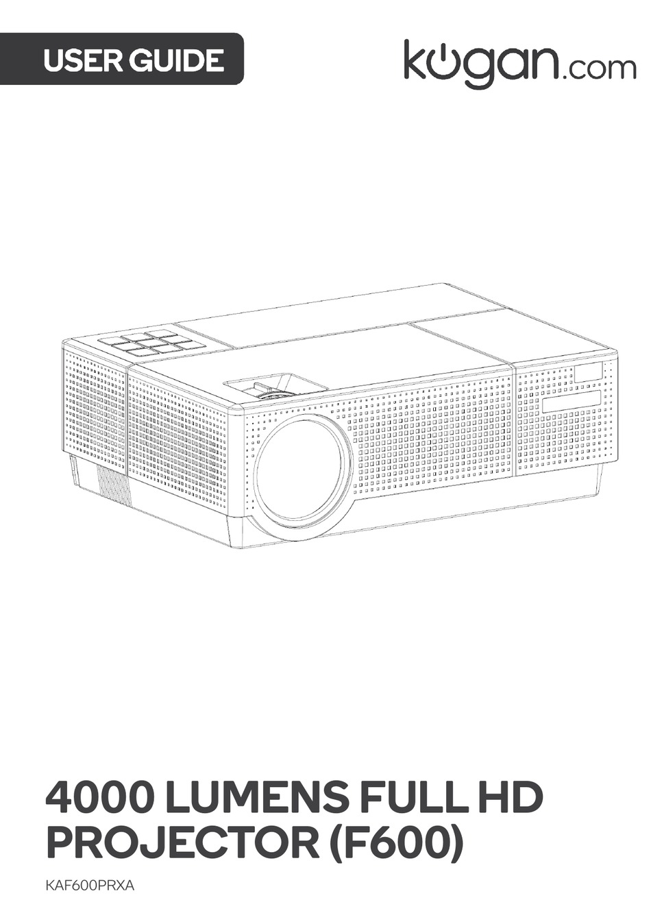 Keystone Adjustment - Kogan F600 User 