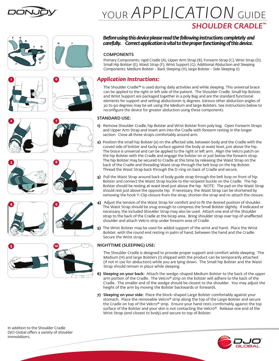 DonJoy Shoulder Cradle