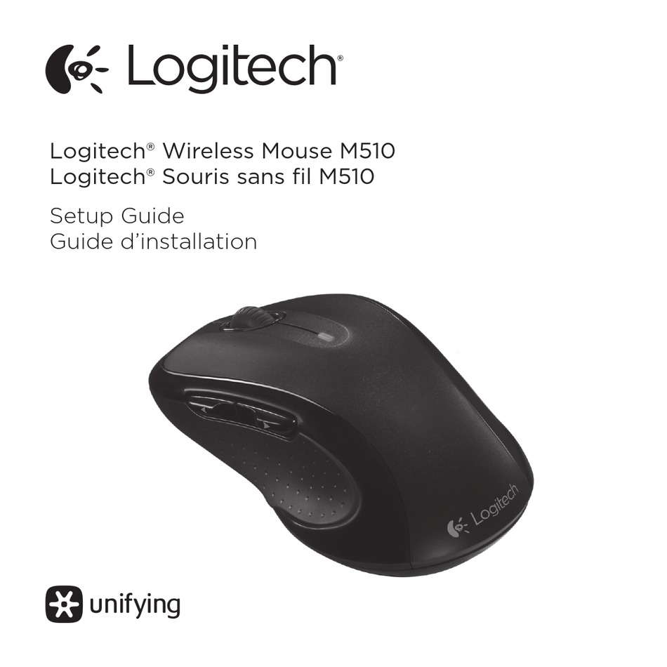 Logitech M510 Setup Manual Pdf Download Manualslib