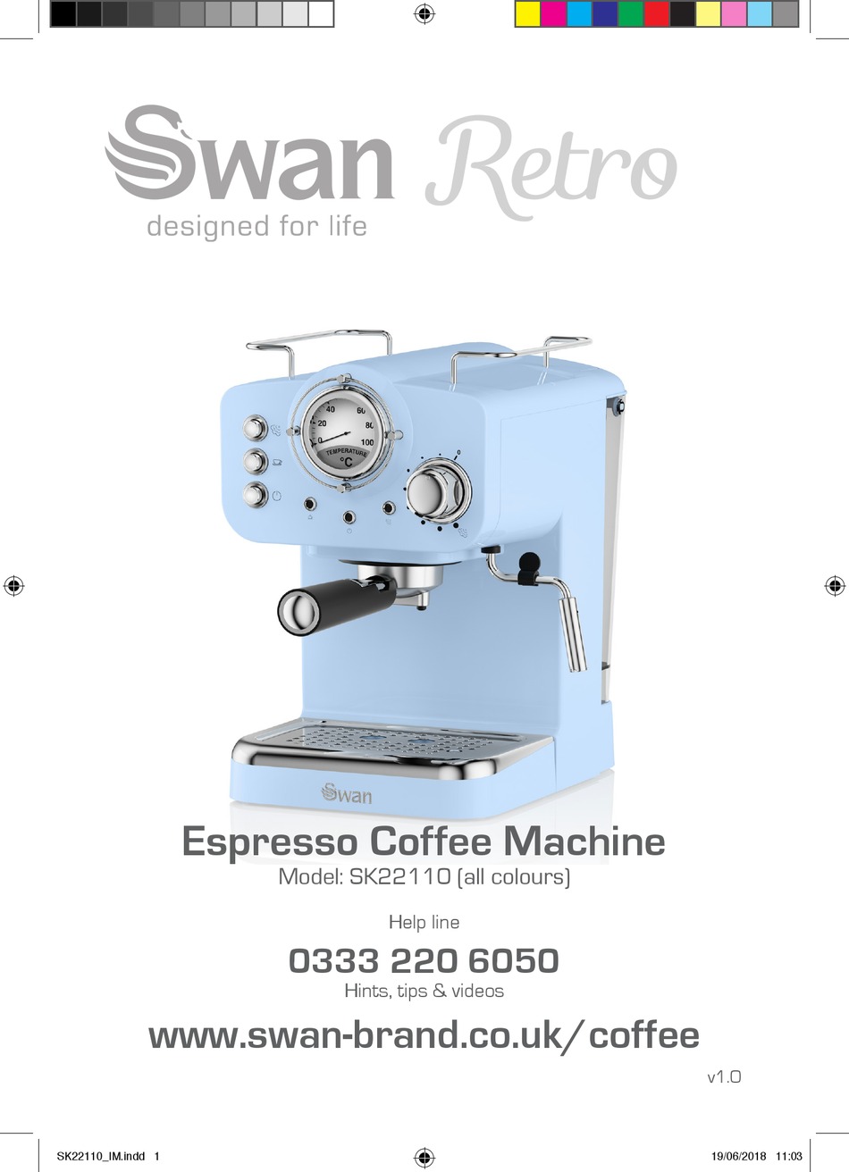 Parts & Accessories Two Shot Swan Coffee Filter for SK22110 Espresso