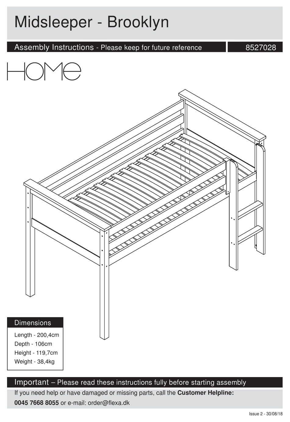 Argos High Sleeper Bed Assembly Instructions ARSOGO