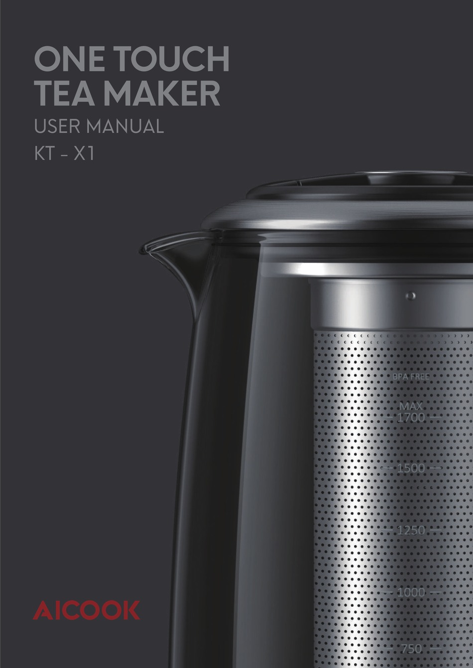 aicook one touch tea maker