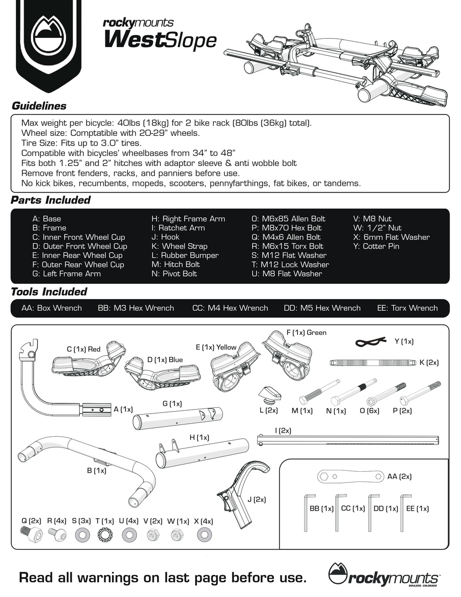 rockymounts westslope 3