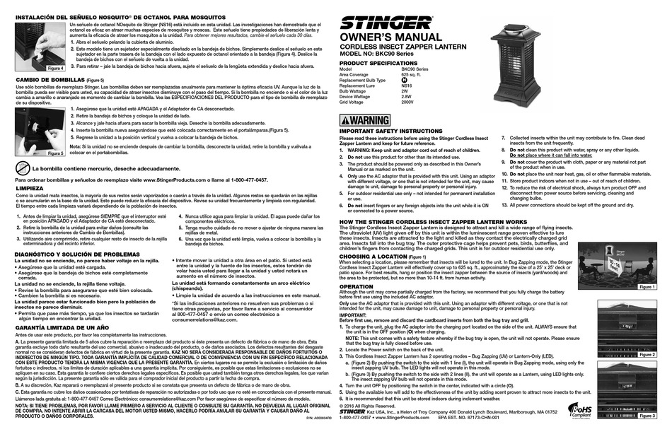 STINGER BKC90 SERIES OWNER'S MANUAL Pdf Download | ManualsLib
