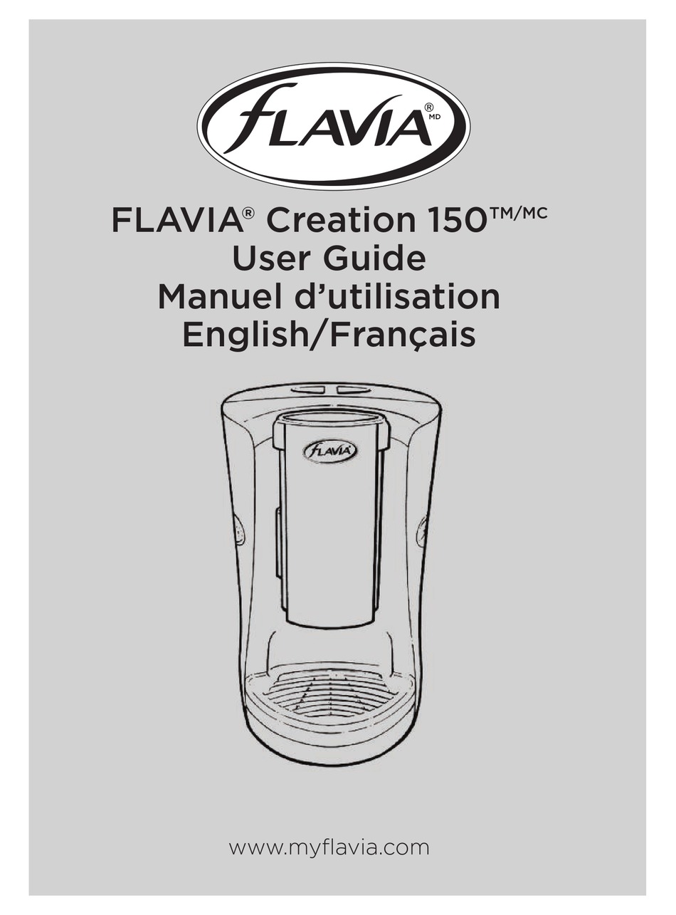 FLAVIA CREATION 150 USER MANUAL Pdf 