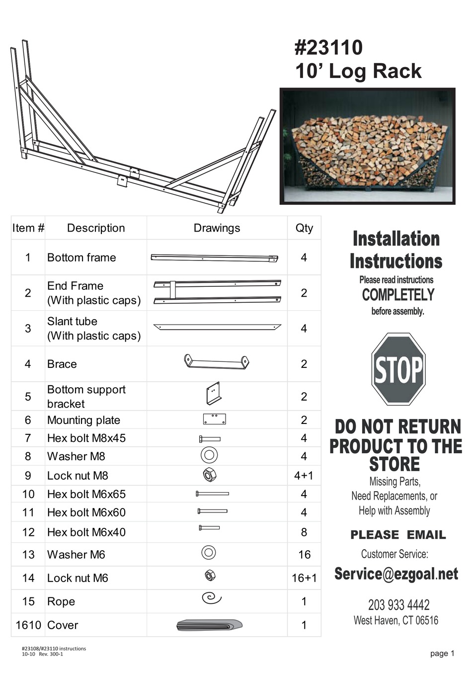 SHELTERIT 23110 INSTALLATION INSTRUCTIONS Pdf Download ManualsLib