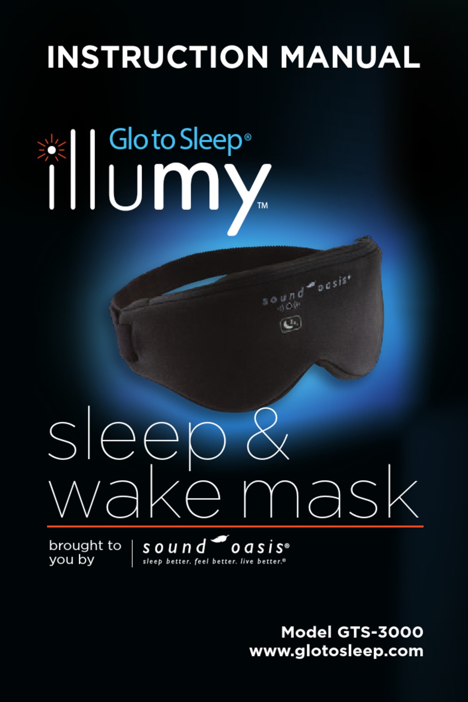 SOUND OASIS GLOTOSLEEP ILLUMY INSTRUCTION MANUAL Pdf Download