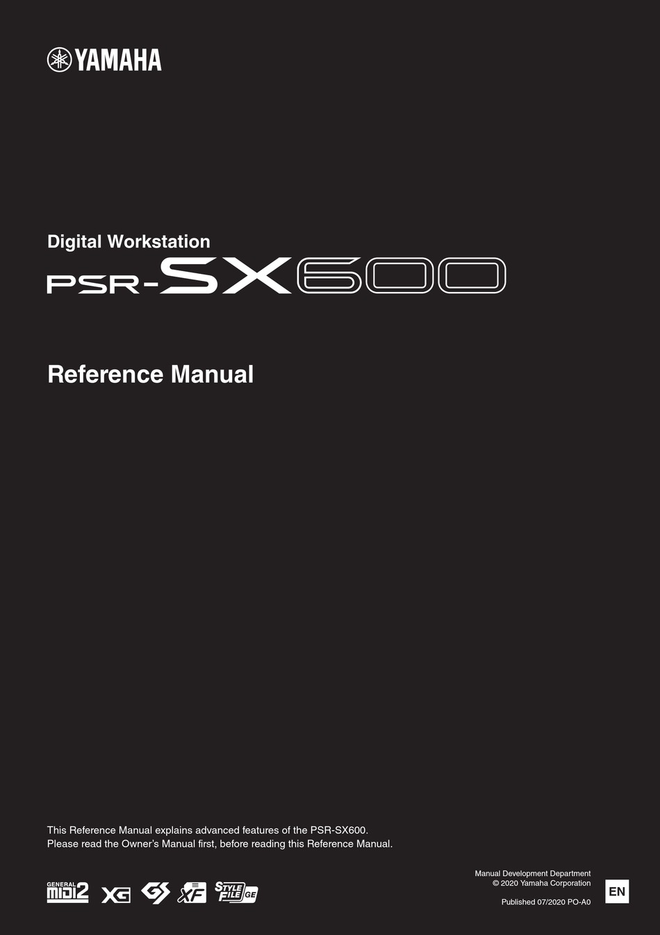 psr sx600 specs