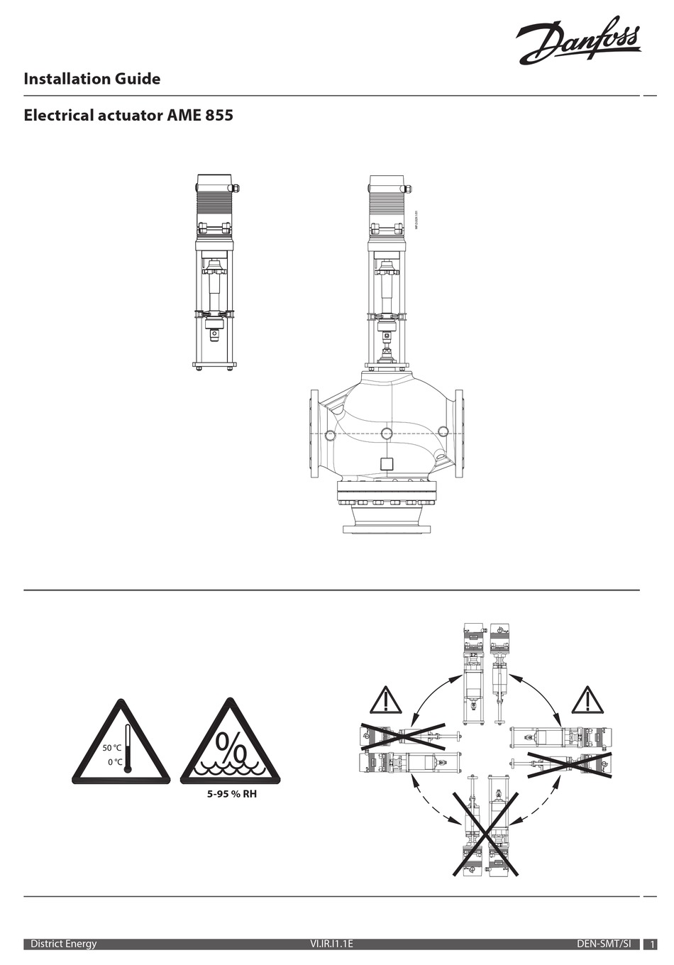 DANFOSS AME 855 INSTALLATION MANUAL Pdf Download | ManualsLib