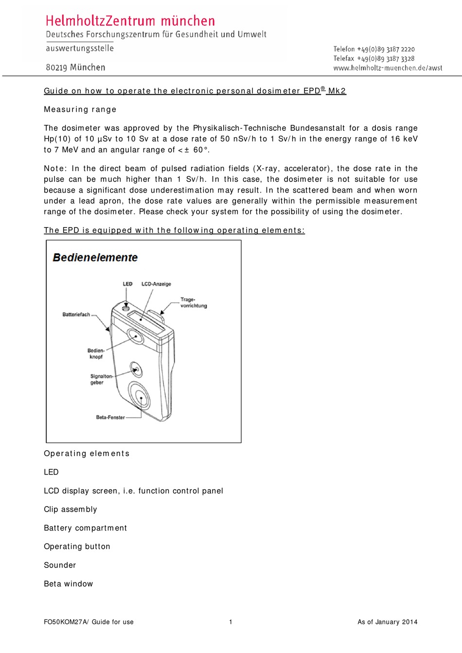 Thermo Scientific Epd Mk2 User Manual Pdf Download Manualslib