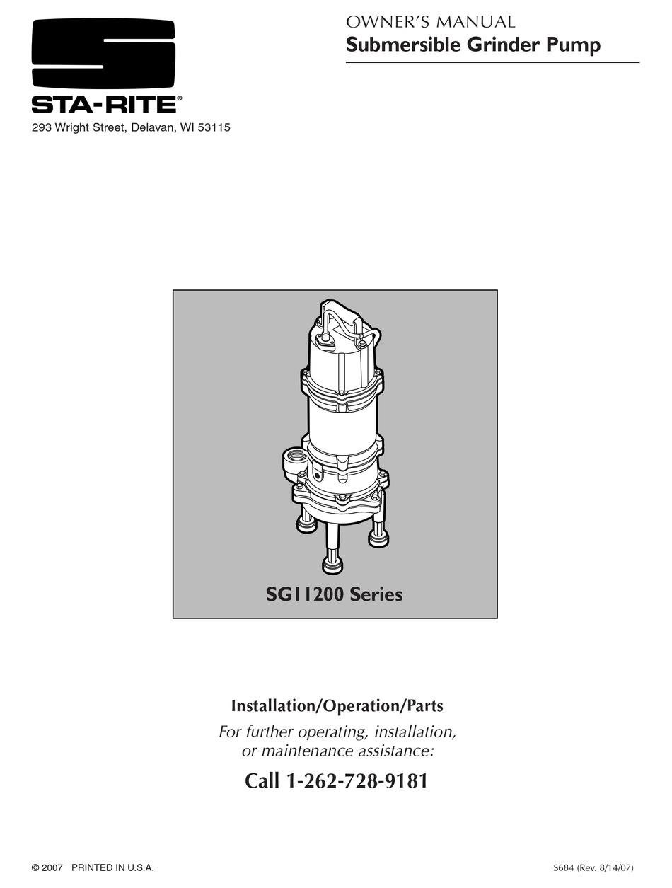 sta-rite-sg11200-series-owner-s-manual-pdf-download-manualslib