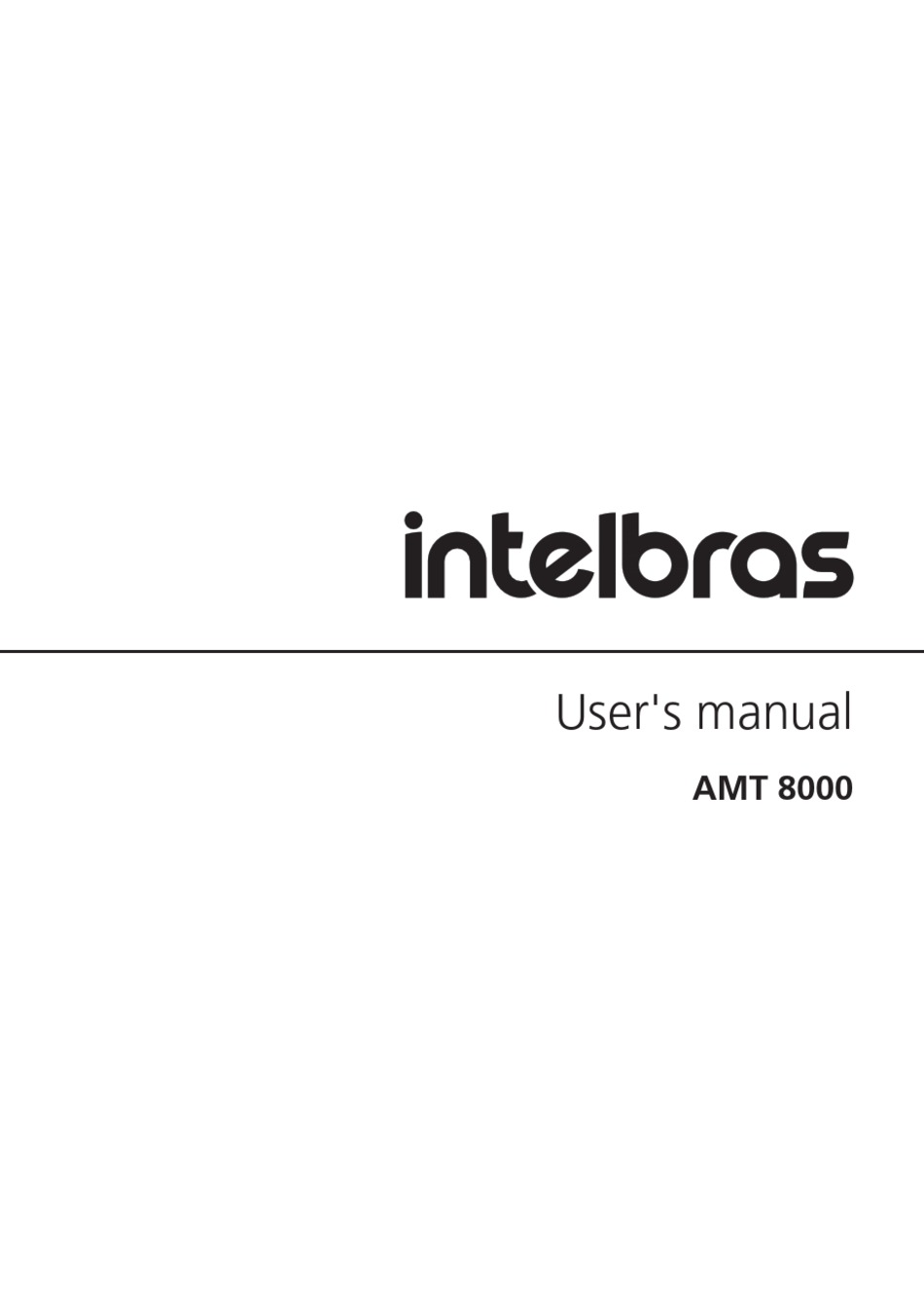 INTELBRAS AMT 8000 USER MANUAL Pdf Download ManualsLib