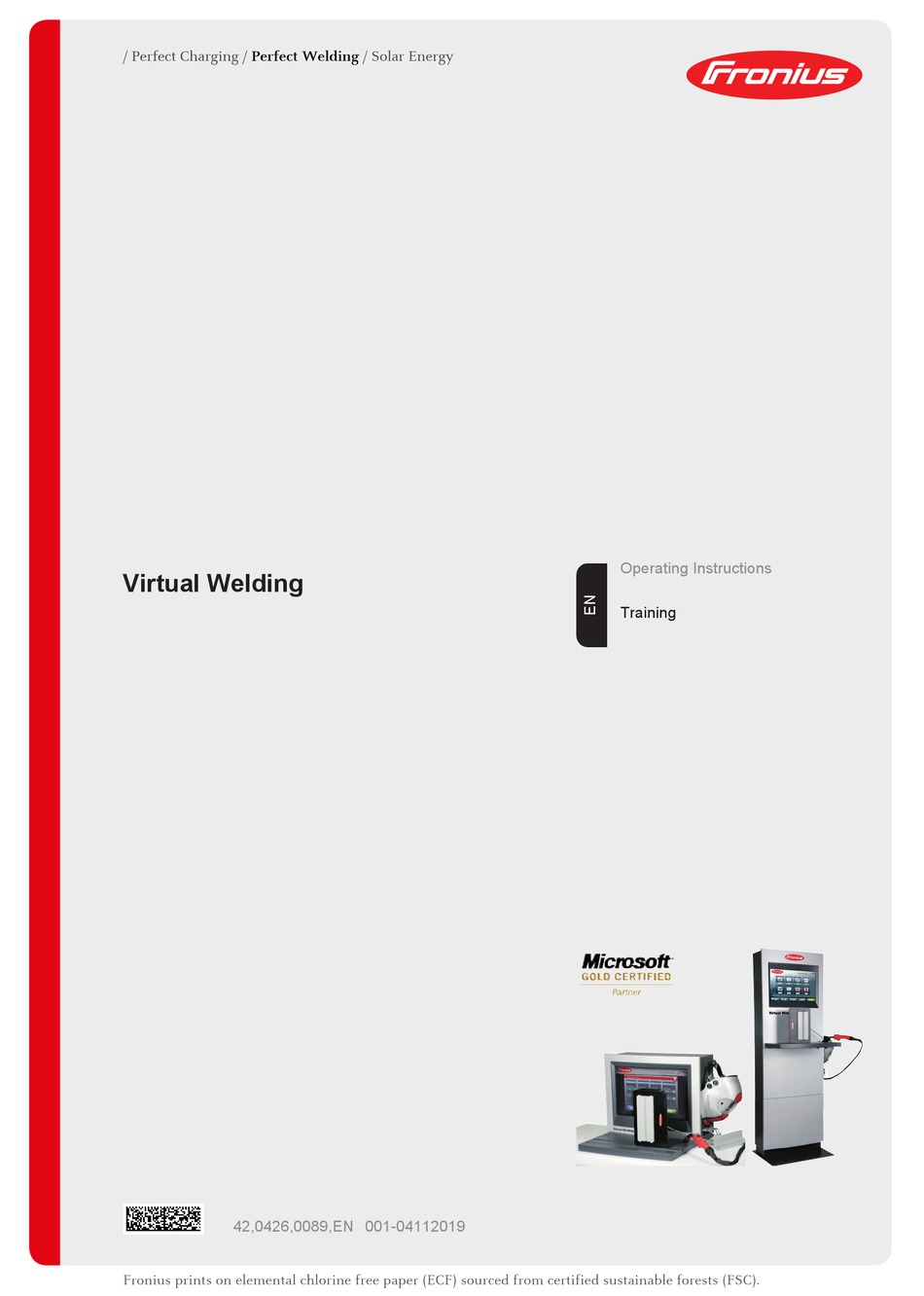 FRONIUS VIRTUAL WELDING OPERATING INSTRUCTIONS MANUAL Pdf Download